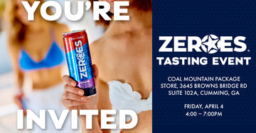 ZEROES Tasting Event at Coal Mountain Package Store!
