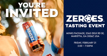 ZEROES Tasting Event at Minks Package! 🍹