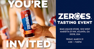 Join Us for a ZEROES Tasting at Bims Liquor Store!